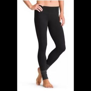 Athleta Black Plié Tight Large